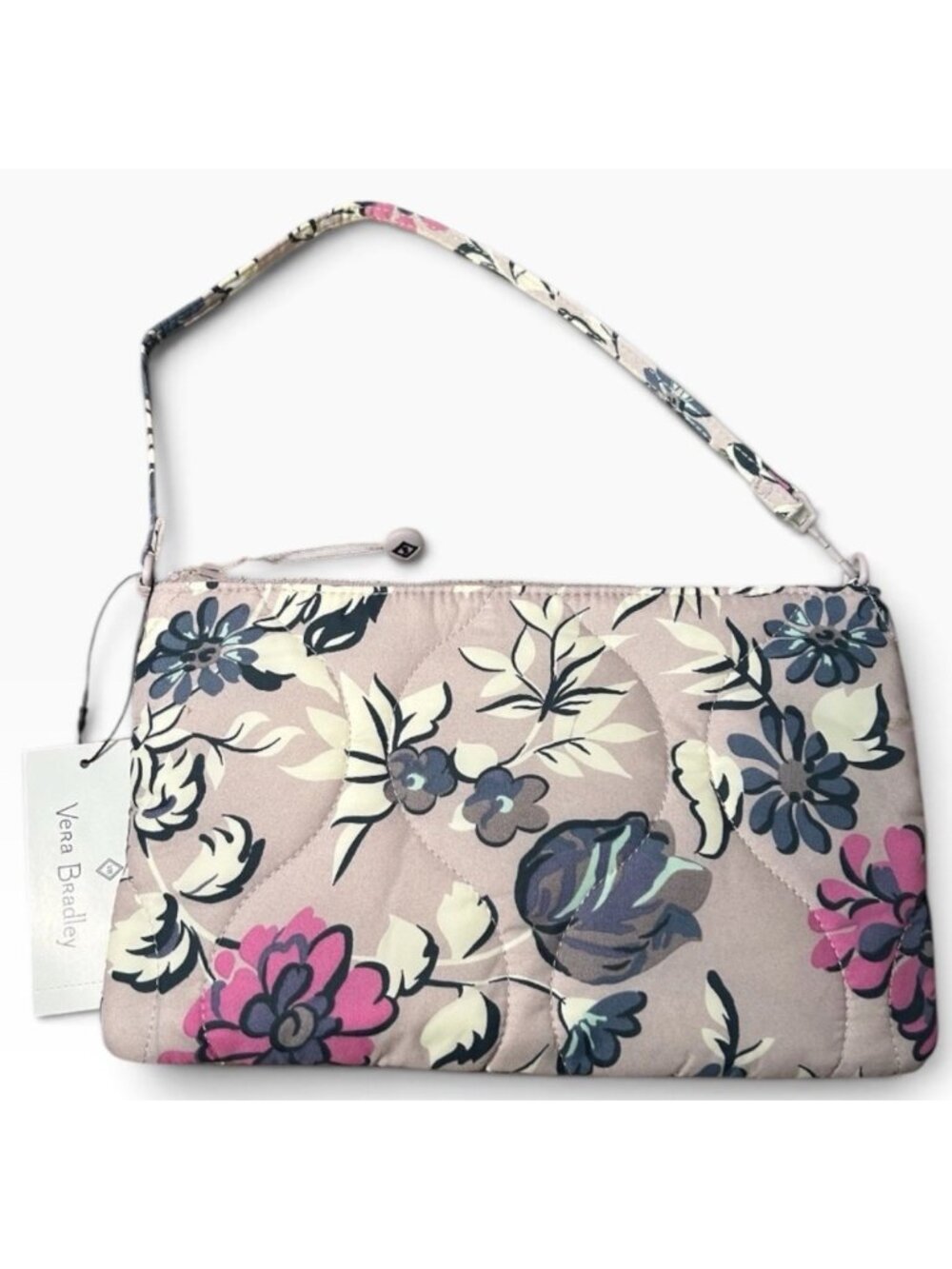 Vera Bradley Featherweight Convertible Wristlet Wallet Floral Lavender NWT